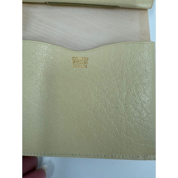 VINTAGE Princess Gardner Tri-Partite French Purse in Bone 8 Photo Holder 4"x4.25 - Picture 6 of 11